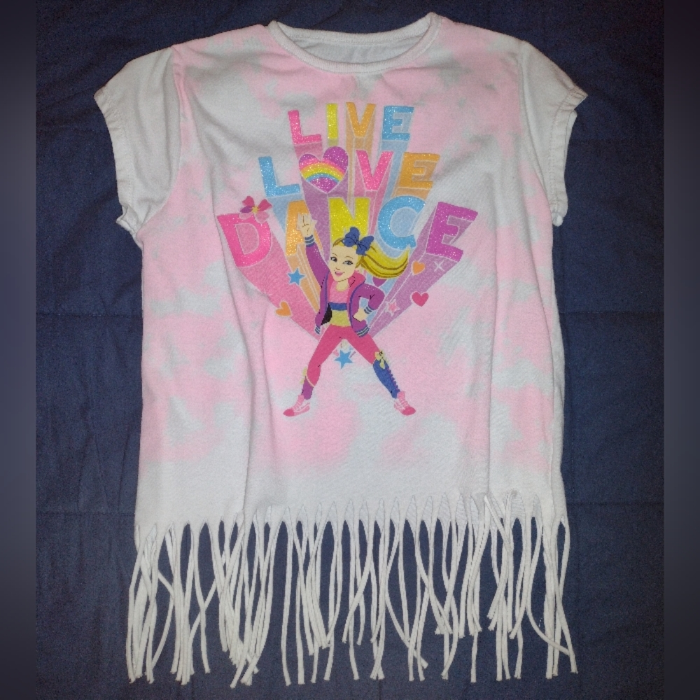 Nickelodeon JoJo Siwa Girl's Fringe Shirt Size Medium